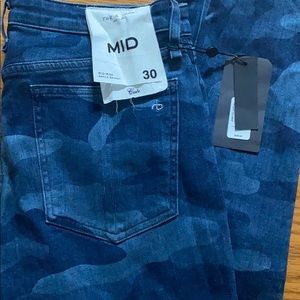 Rag & Bone Camo Skinny Jeans